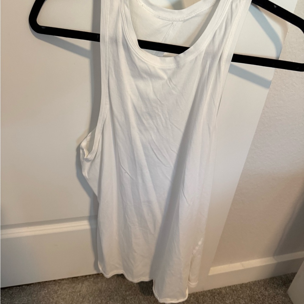 LULULEMON white cross open back Sleeveless Women's Top